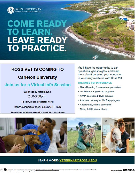 Ross University Vet School Virtual Info Session Science Student